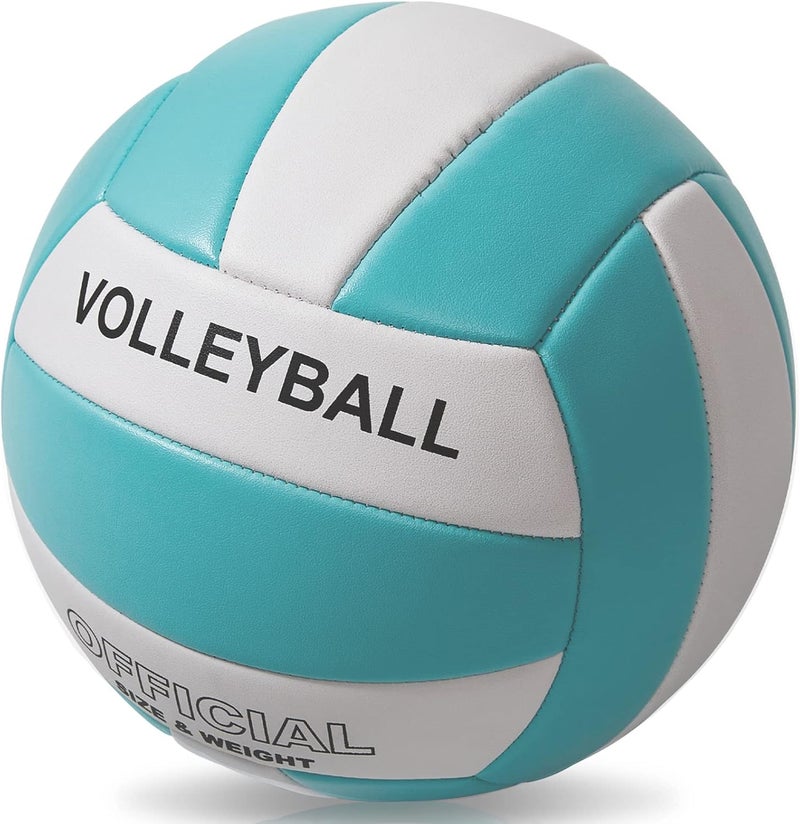 EVZOM Super Soft Volleyball Beach Volleyball Official Size 5 for Outdoor/Indoor/Pool/Gym/Training Premium Volleyballs Equipment Durability Stability Sports Ball - Image 3